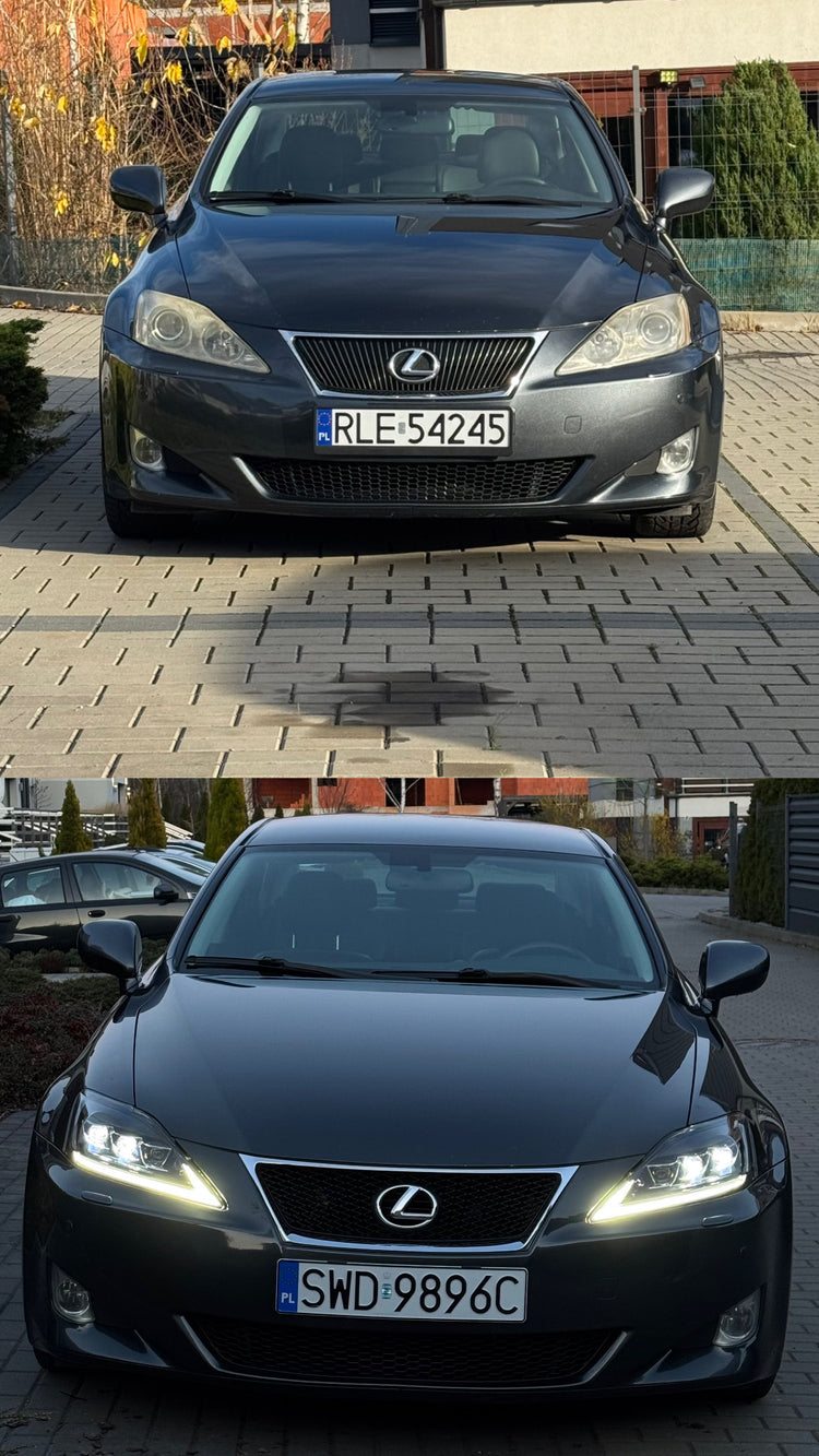Lexus IS z reflektorami przednimi VLAND
